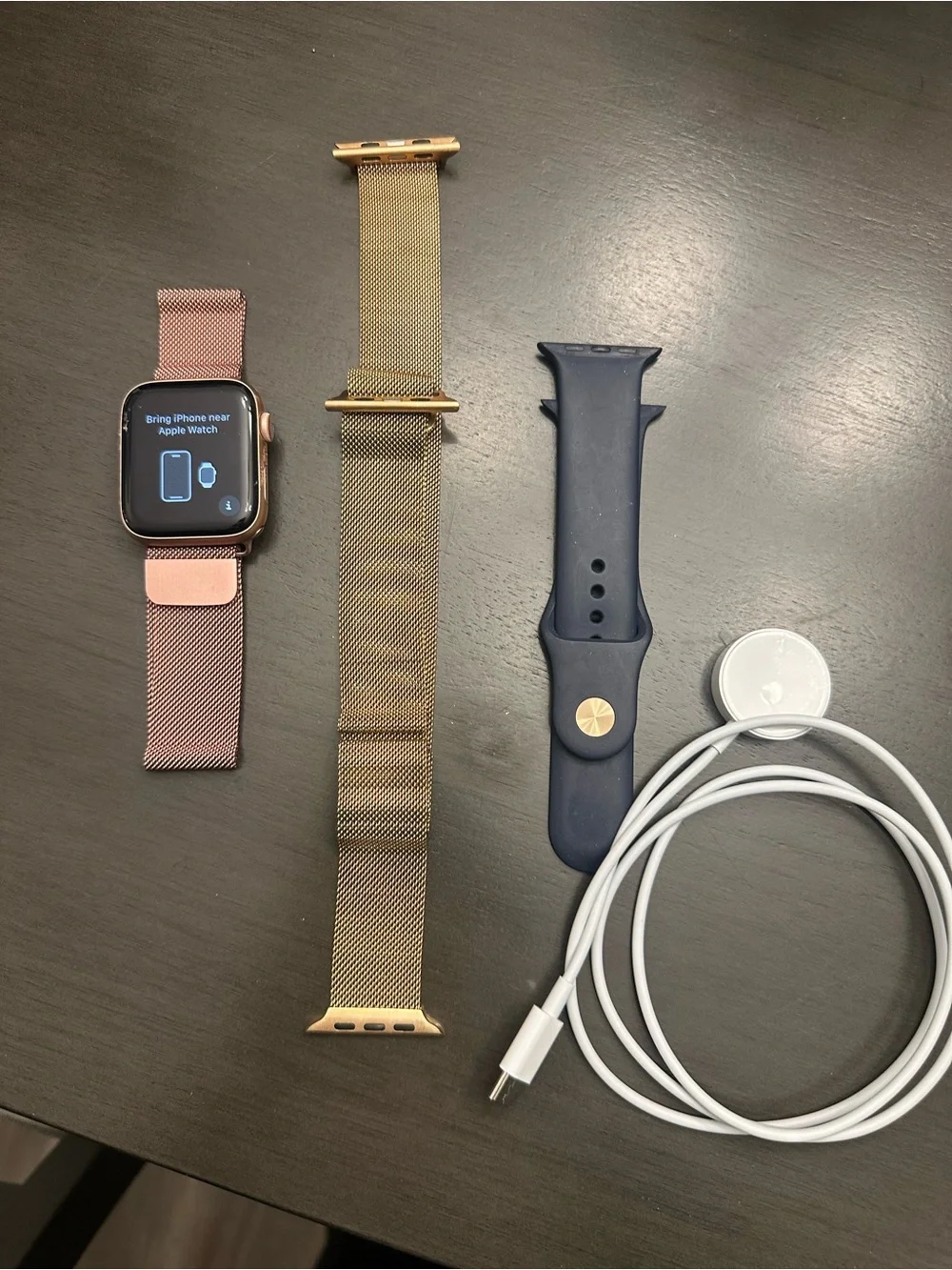 Apple 4 44MM Smart Watch with Extra Bands and Charger